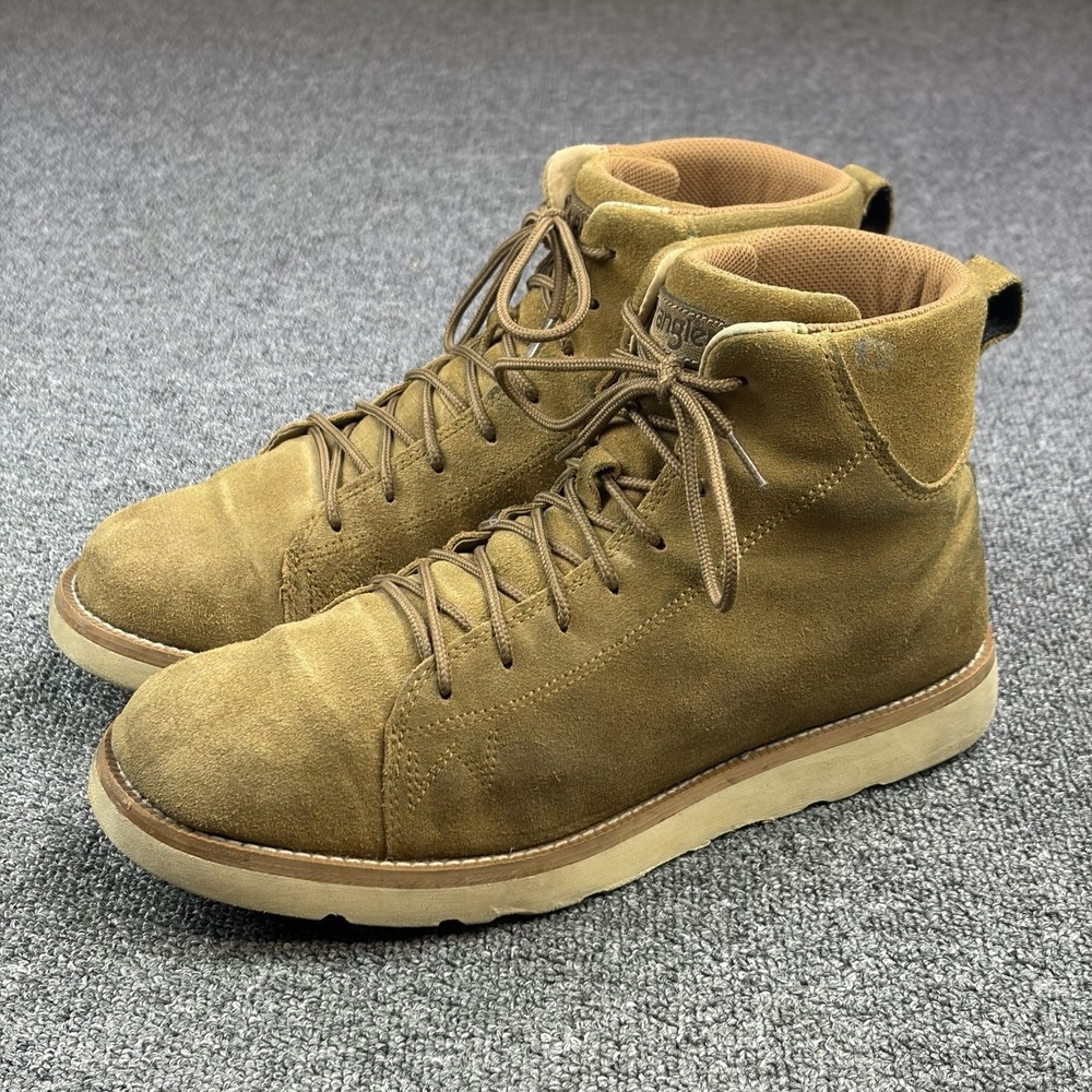 Men's Wrangler Footwear Heritage Work Wedge Boots Brown Size 10M KMQ0002